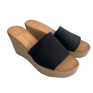 Dolce Vita Pim Platform Wedge Espadrille Slide Sandals